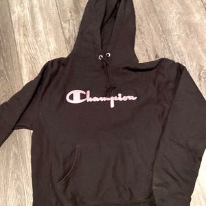 Black champion Hoodie